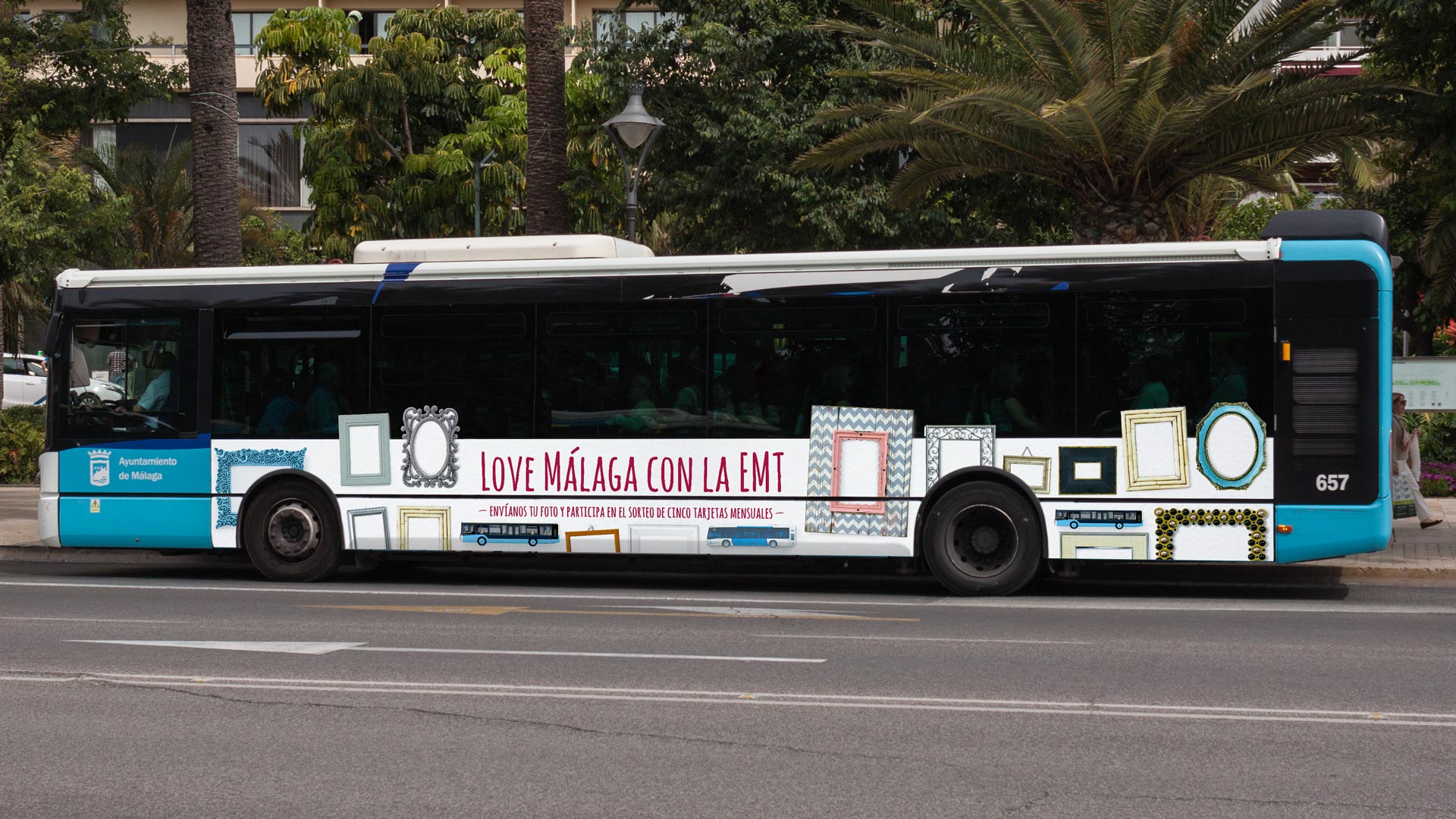 Autobús Campaña Love Málaga con la EMT - SOYTUTIPO