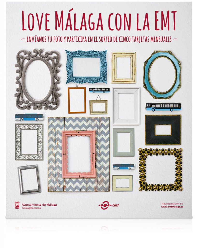 Creatividad Campaña Love Málaga con la EMT - SOYTUTIPO