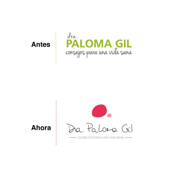 Rebranding branding Paloma Gil SOYTUTIPO
